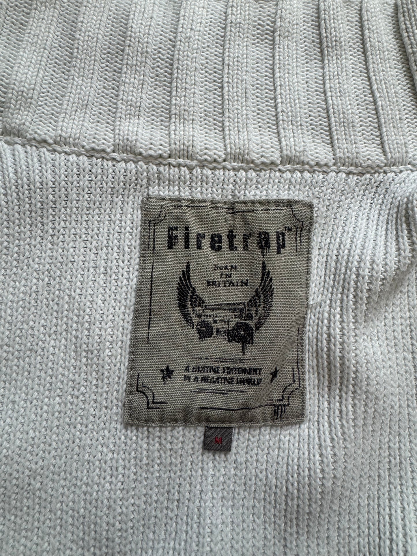 Knitted Zip Jumper (M)