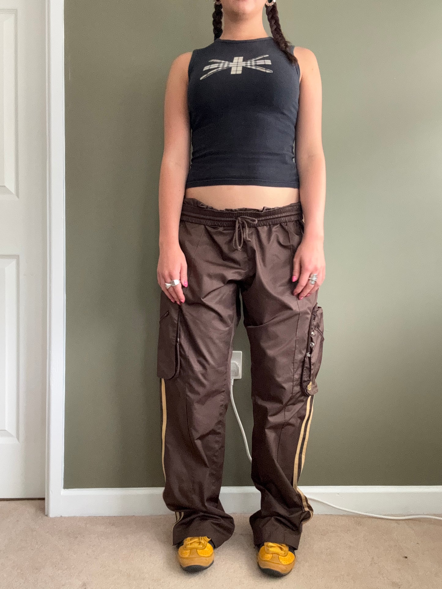 Adidas Cargo Tracksuit Bottoms (M)