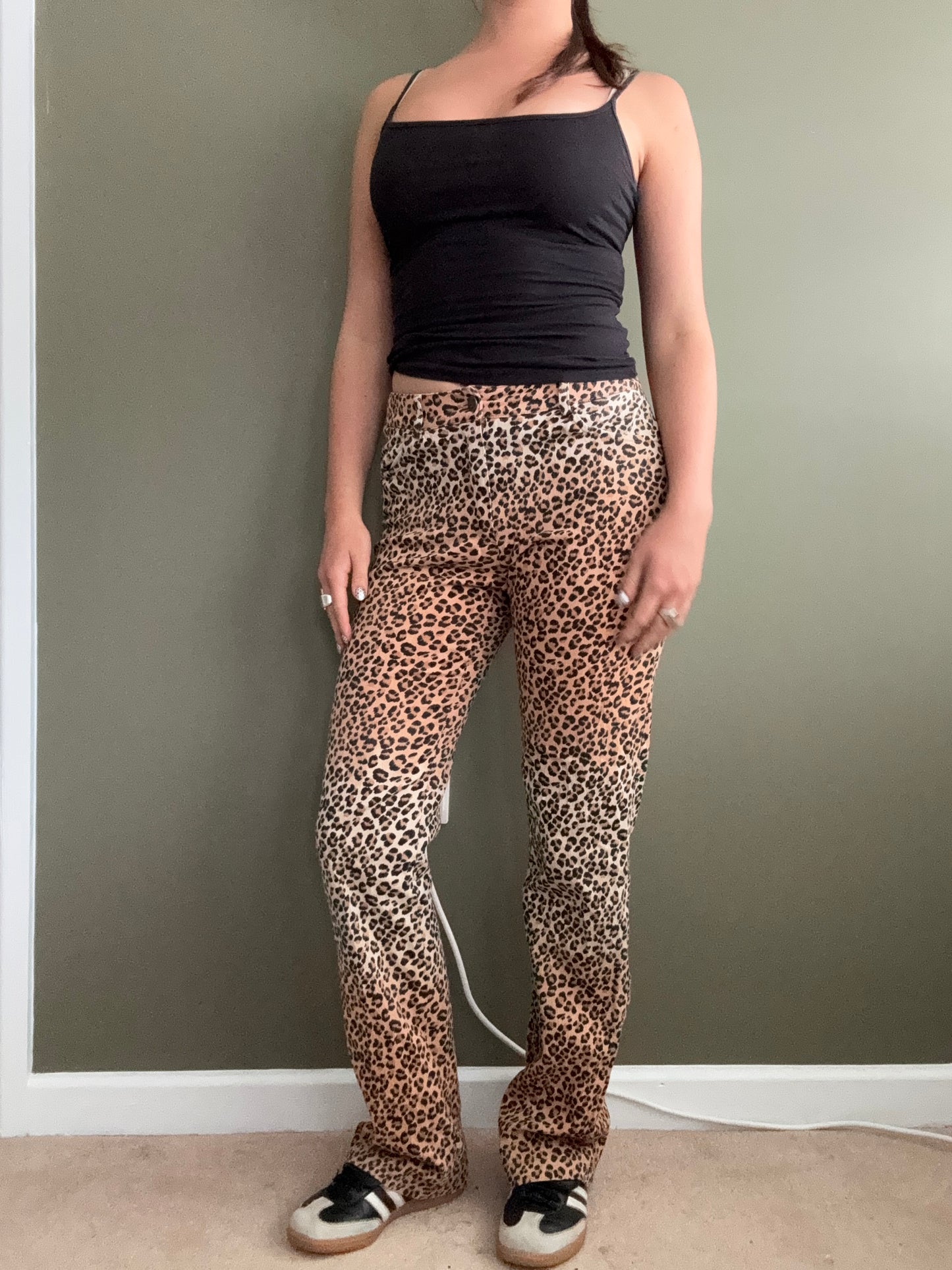 Morgan De Toi Leopard Trousers (S)