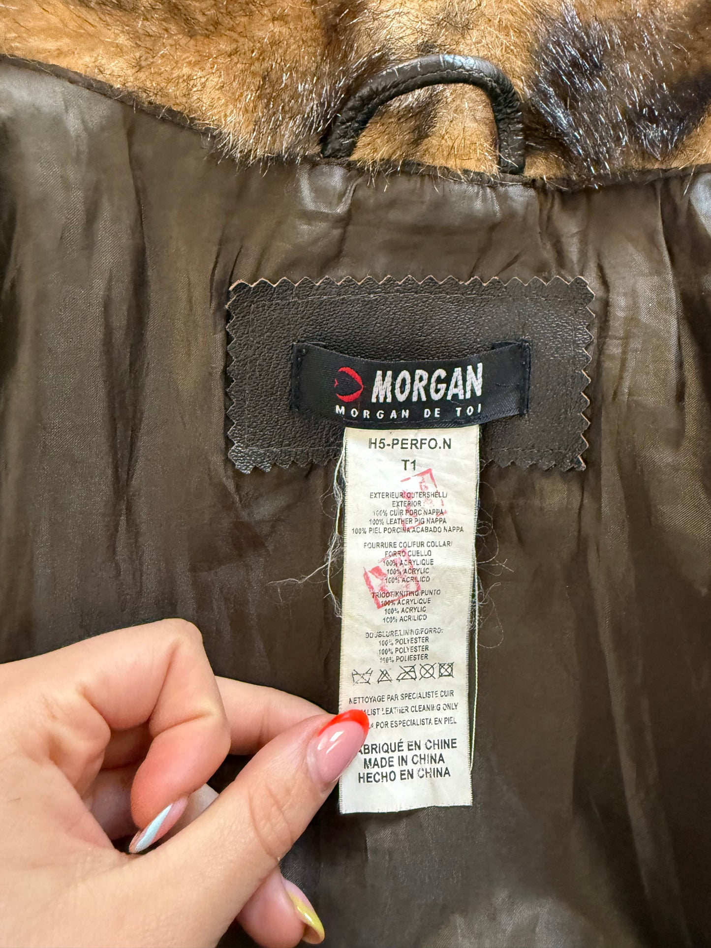 Morgan De Toi Leather Jacket (S)