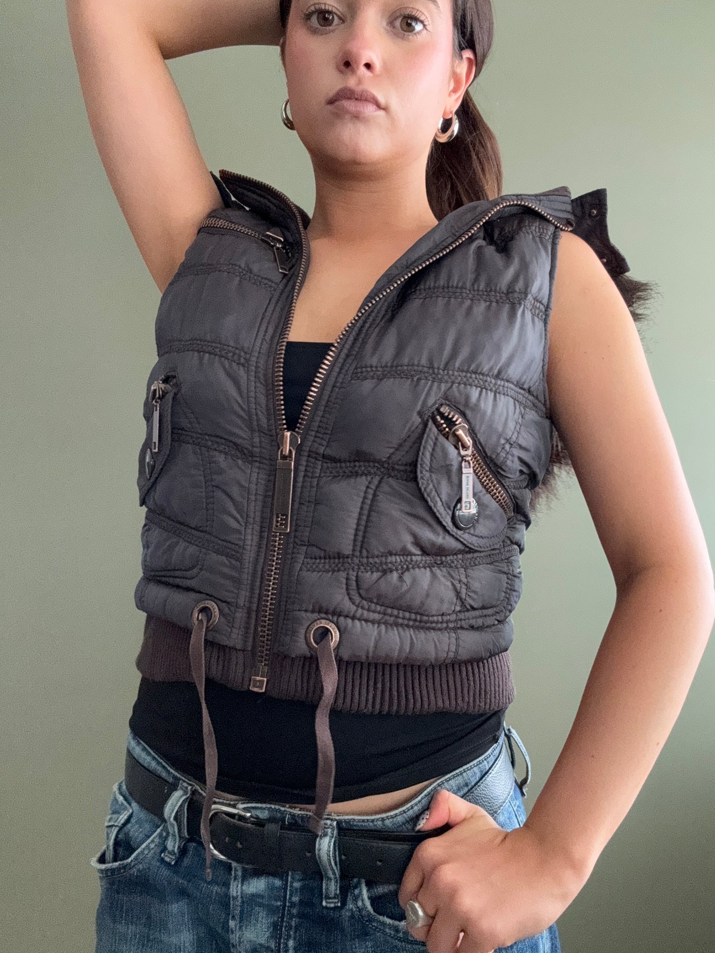 Y2K Puffer Gilet (UK10)