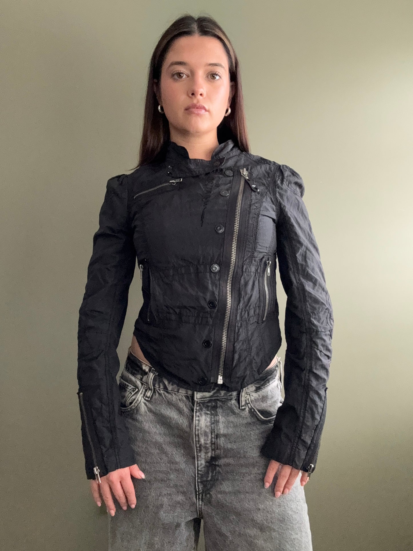 Y2K Fitted Corset Jacket (UK12)