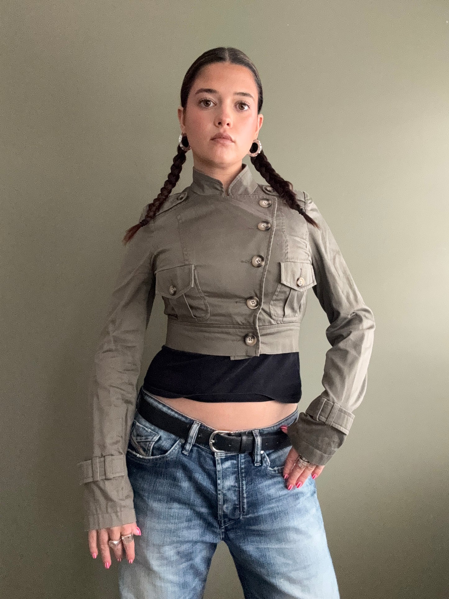 Jane Norman Khaki Jacket (UK8)