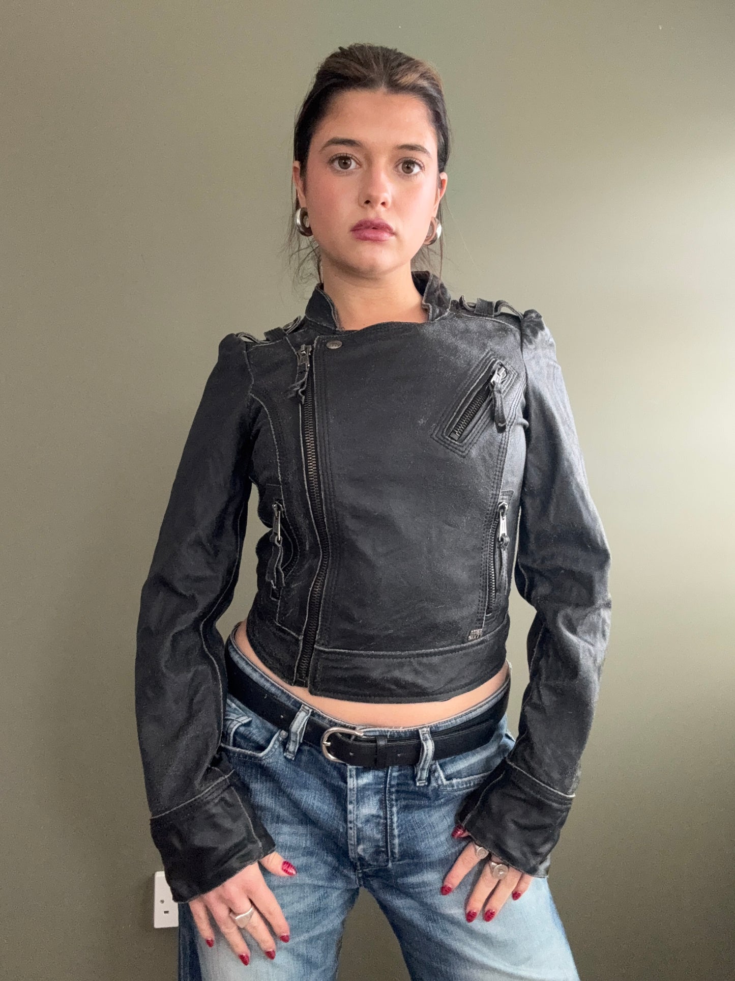 Miss Sixty Leather Jacket (XS)