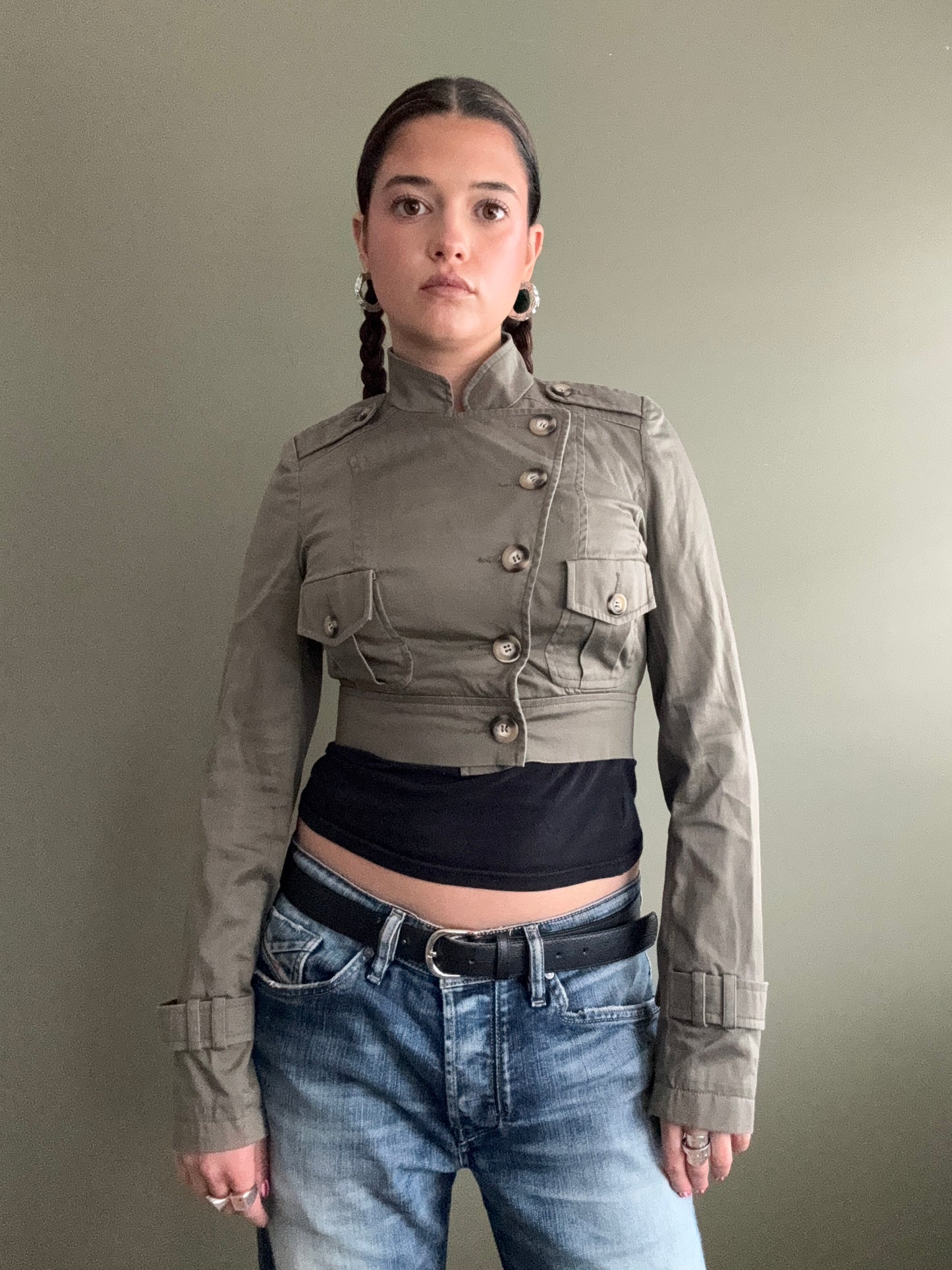 Jane Norman Khaki Jacket (UK8)