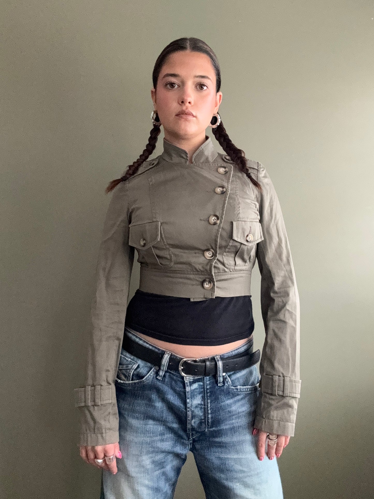 Jane Norman Khaki Jacket (UK8)