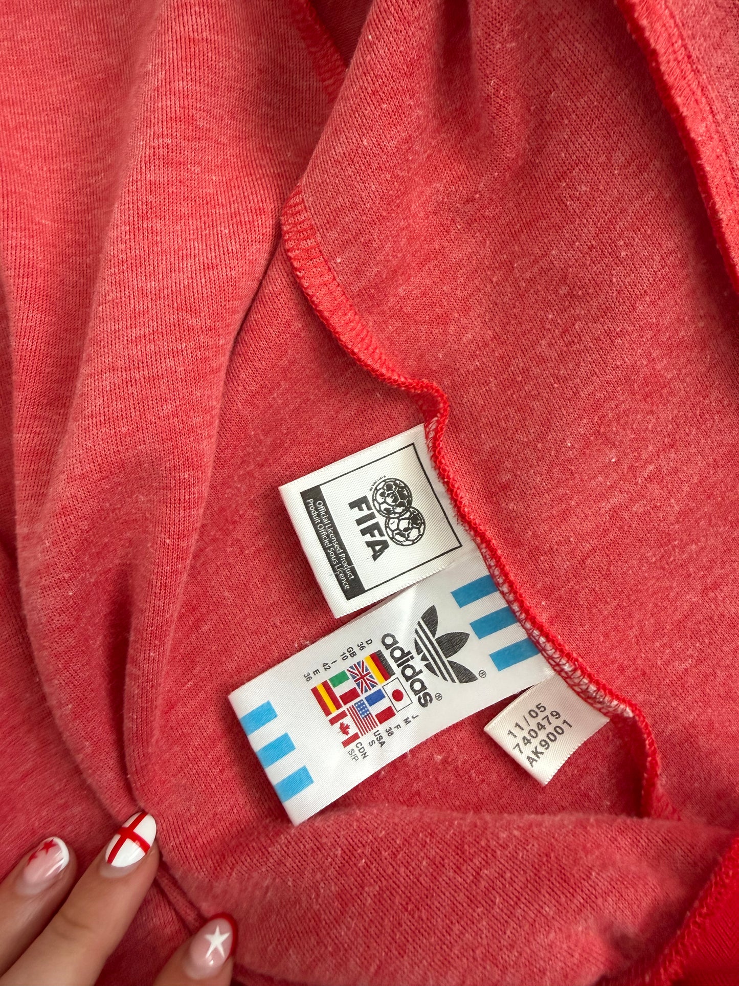 Adidas England Zip Tracksuit Top (S)