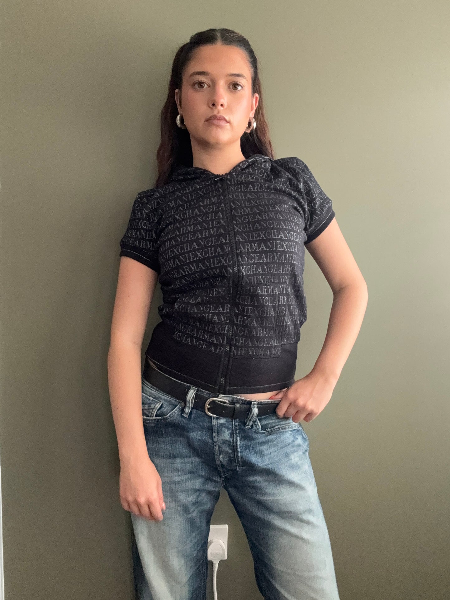 Armani Shortsleeve Hoodie (S)