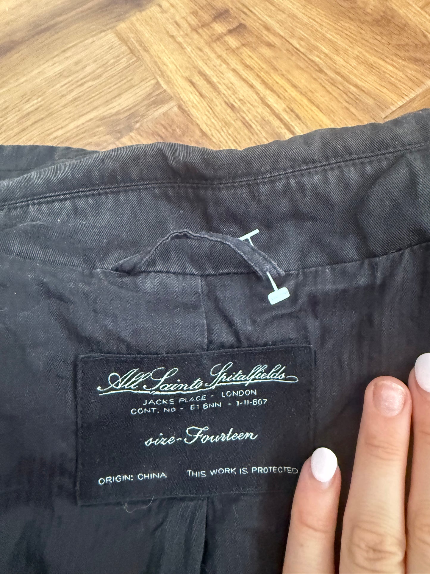 Allsaints 2 in 1 Short Trench Coat (UK14)
