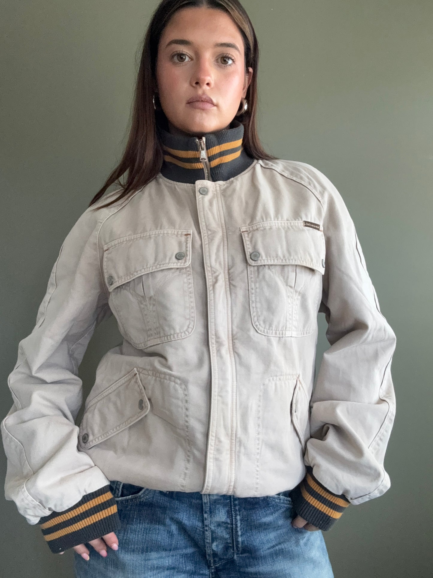 Dolce and Gabbana Cargo Bomber Jacket (L)