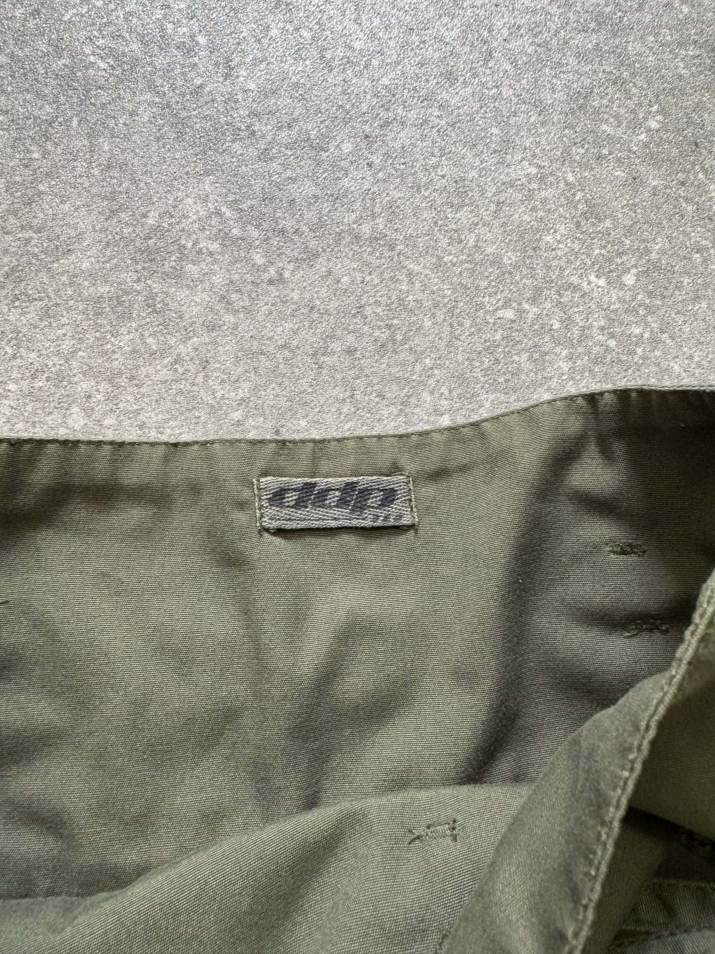 Khaki Mini Pleated Skirt (S)