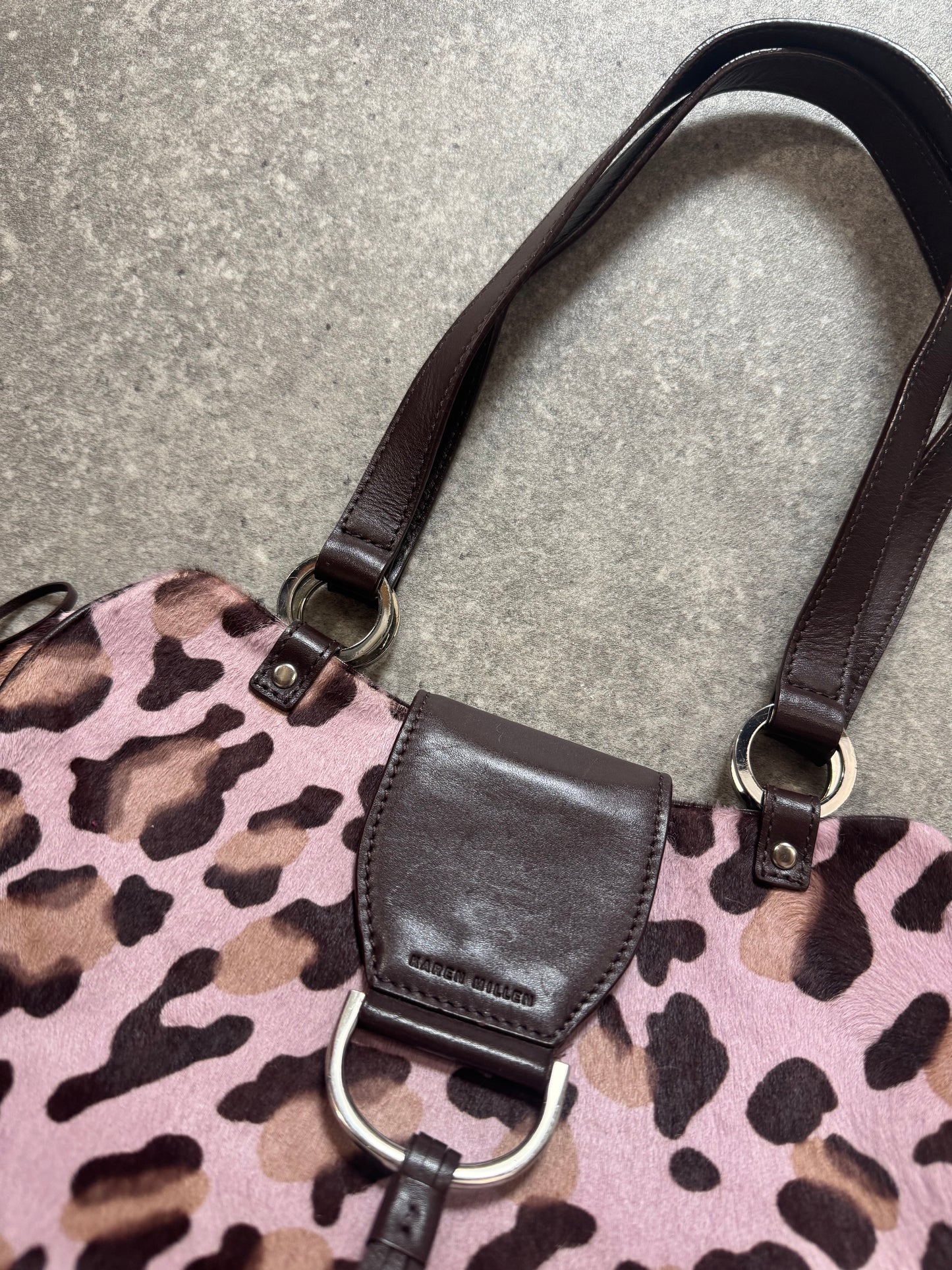 Karen Millen Leopard Bag