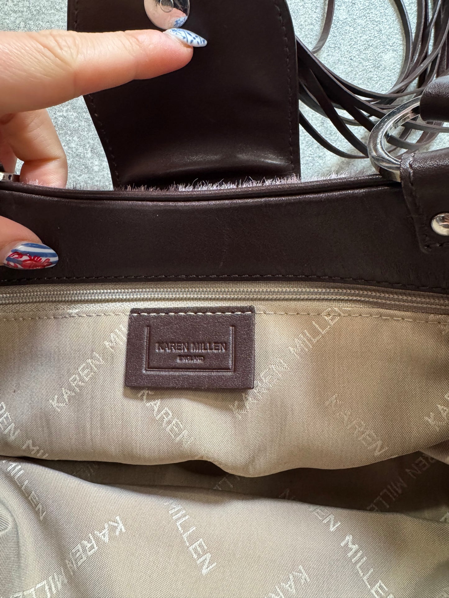 Karen Millen Leopard Bag