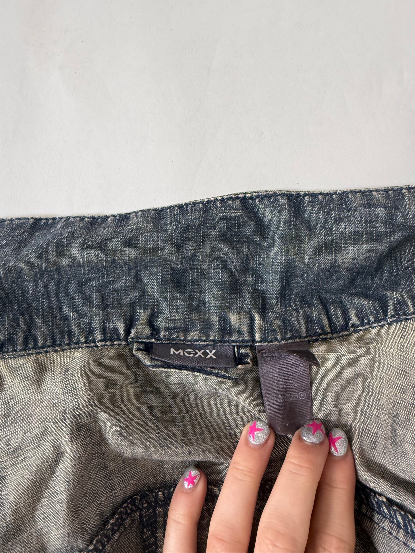 Denim Asymmetric Jacket (M)