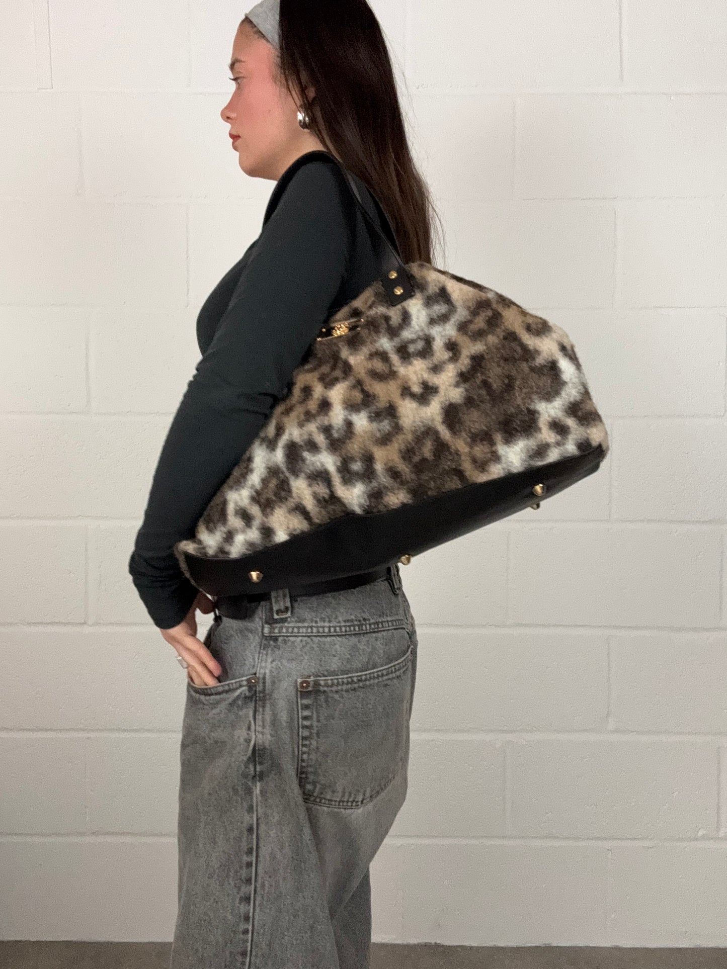 Just Cavalli Leopard Print Bag