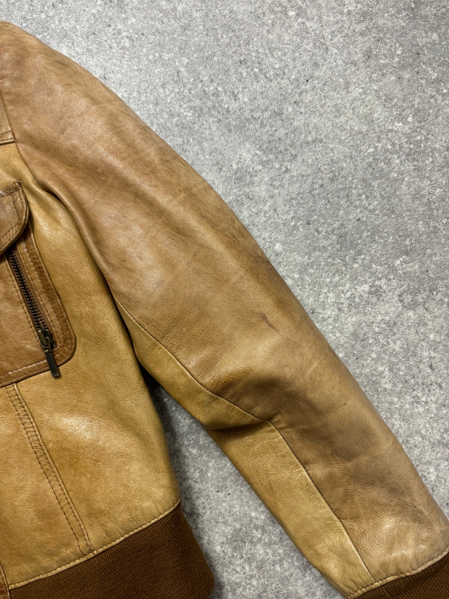 Vintage Leather Jacket (UK10)