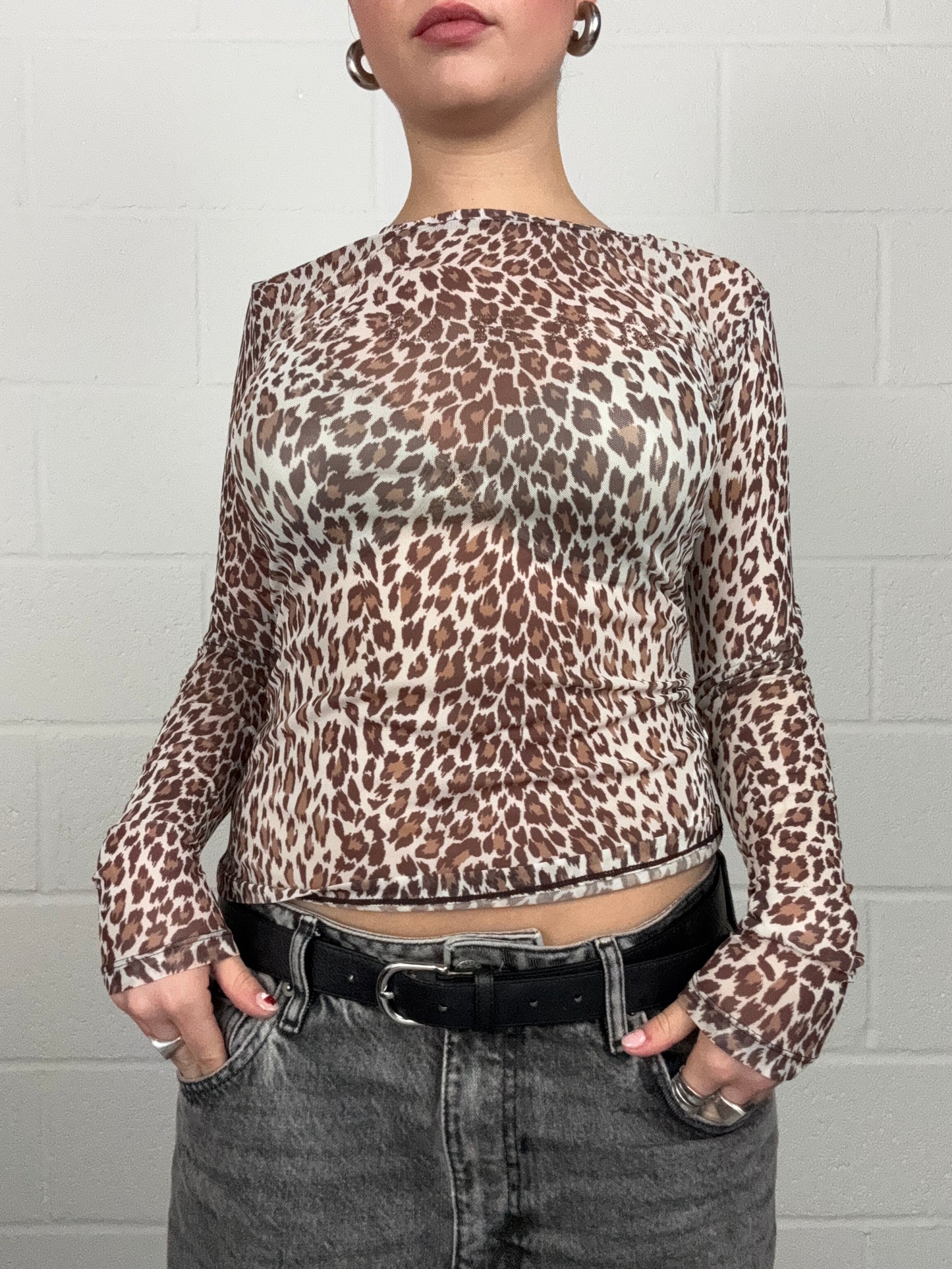 Guess Mesh Top (S)