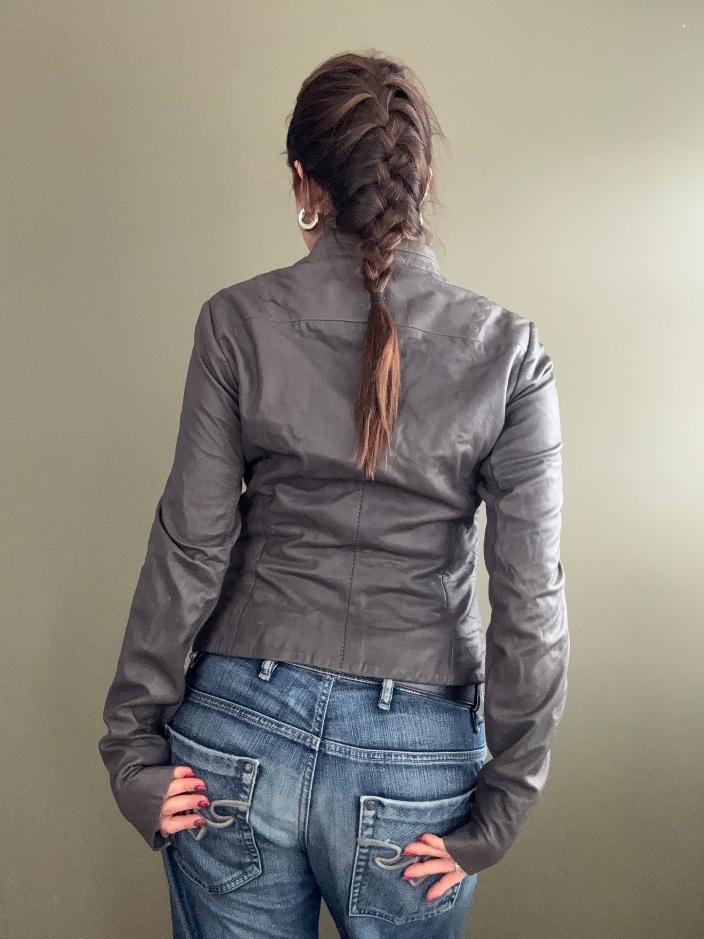 Diesel Leather Jacket (M)