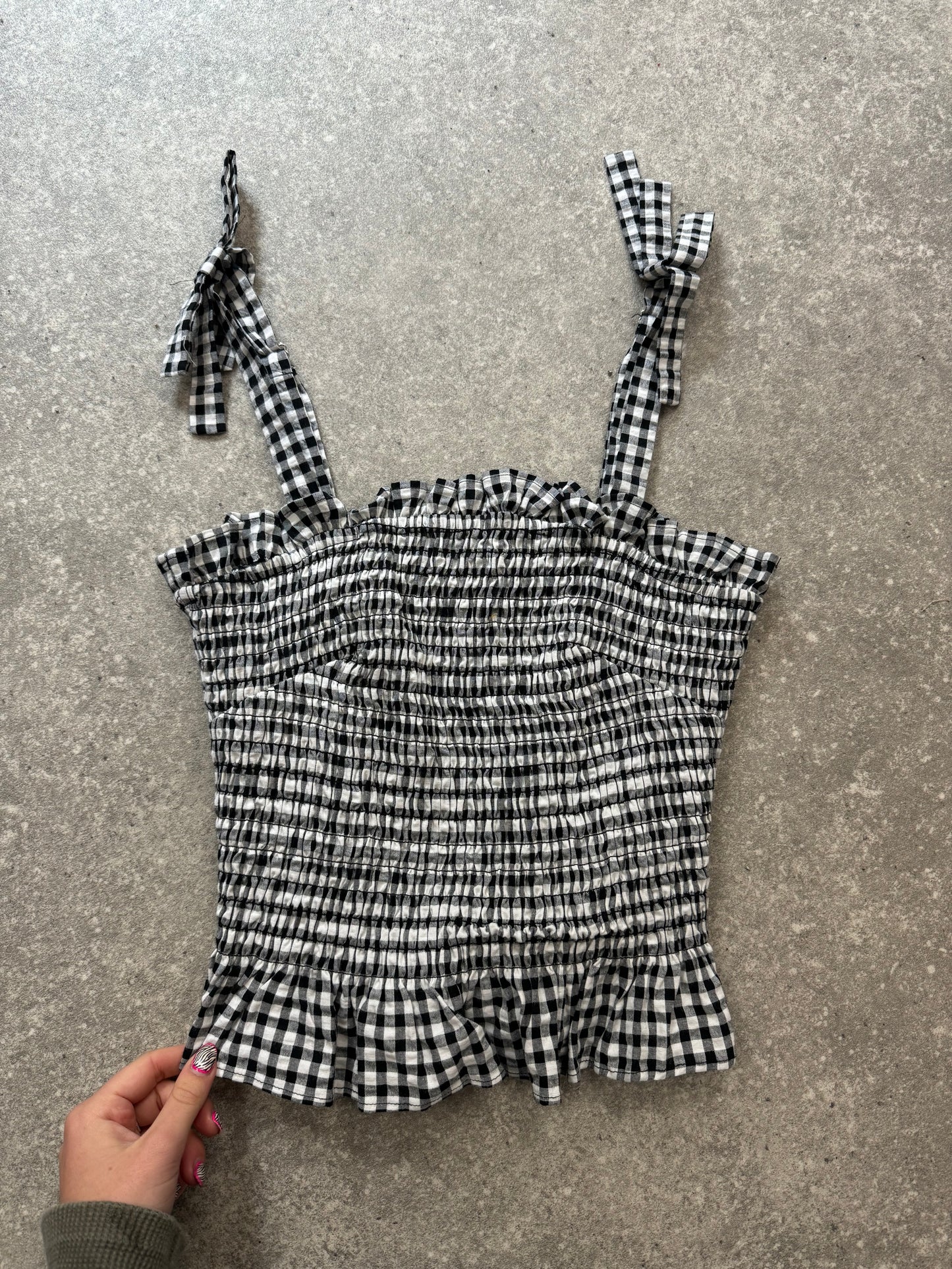 Guess Gingham Top