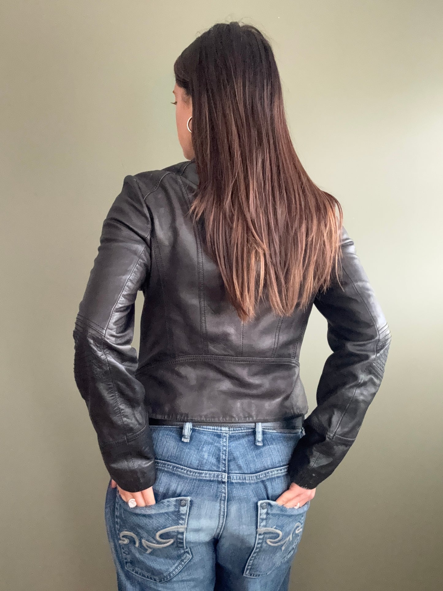 Karen Millen Leather Jacket (S)