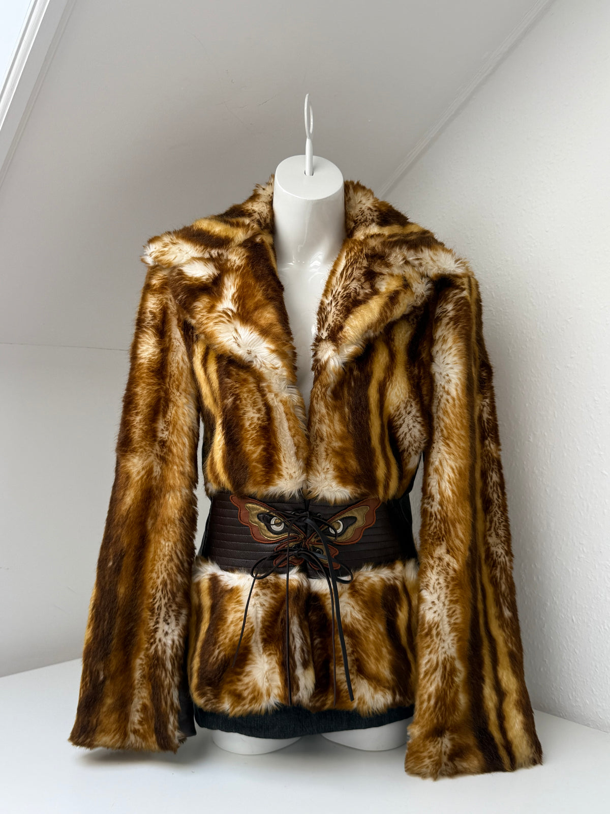 Miss Sixty Faux Fur Jacket (L)