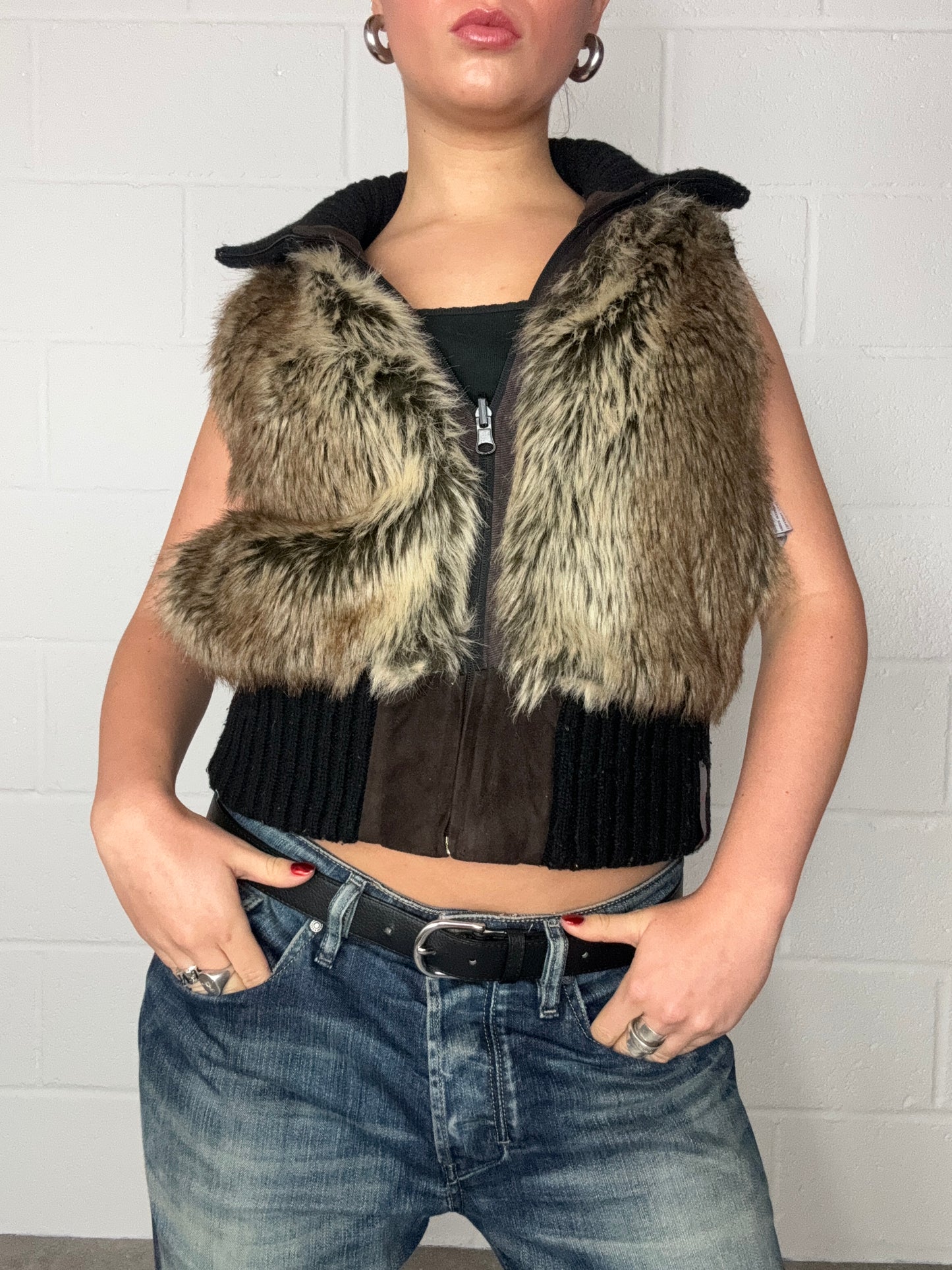 Faux Fur Reversible Gilet