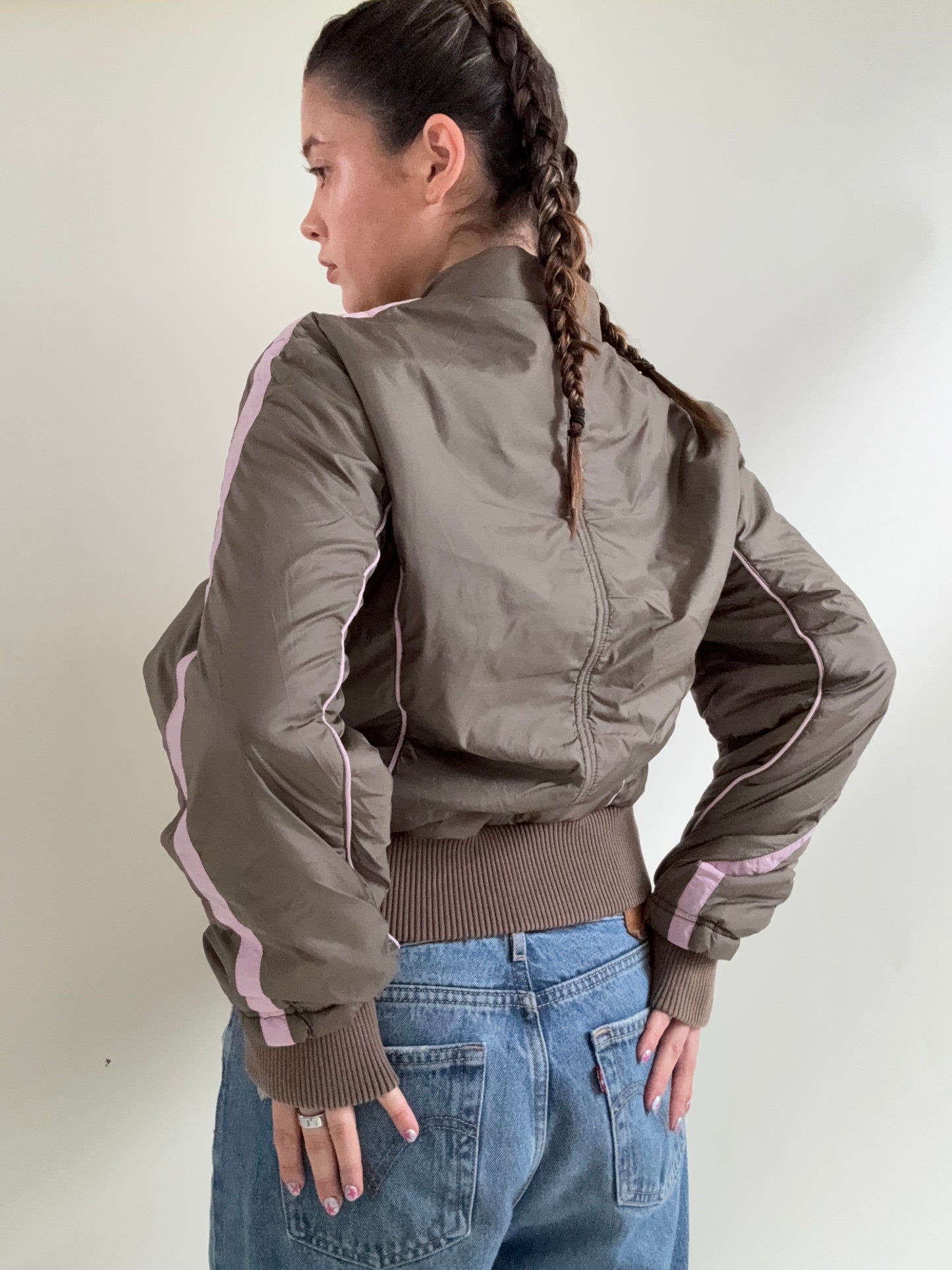 Y2K Bomber Jacket (M)