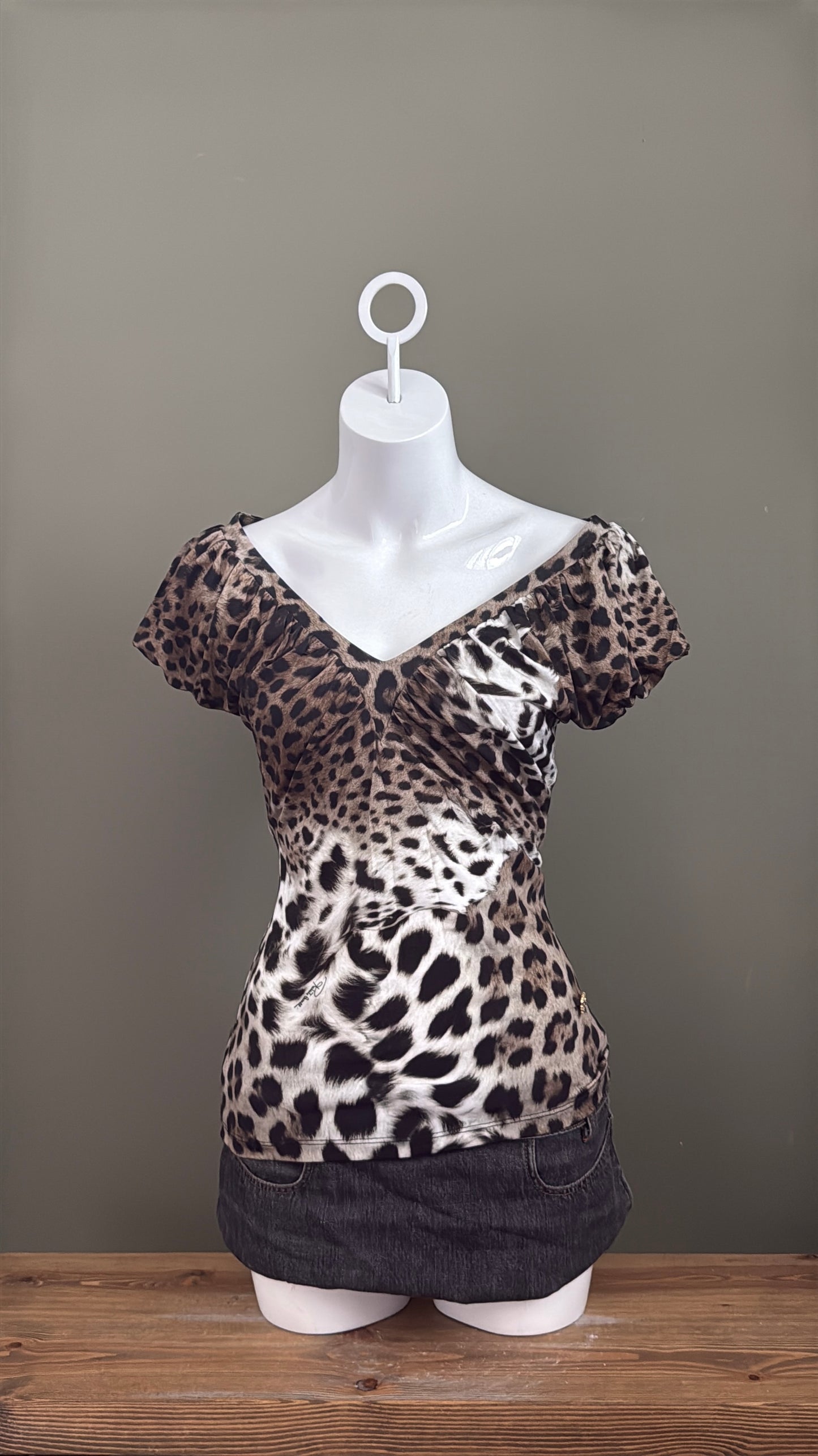 Cavalli Leopard Top (M)