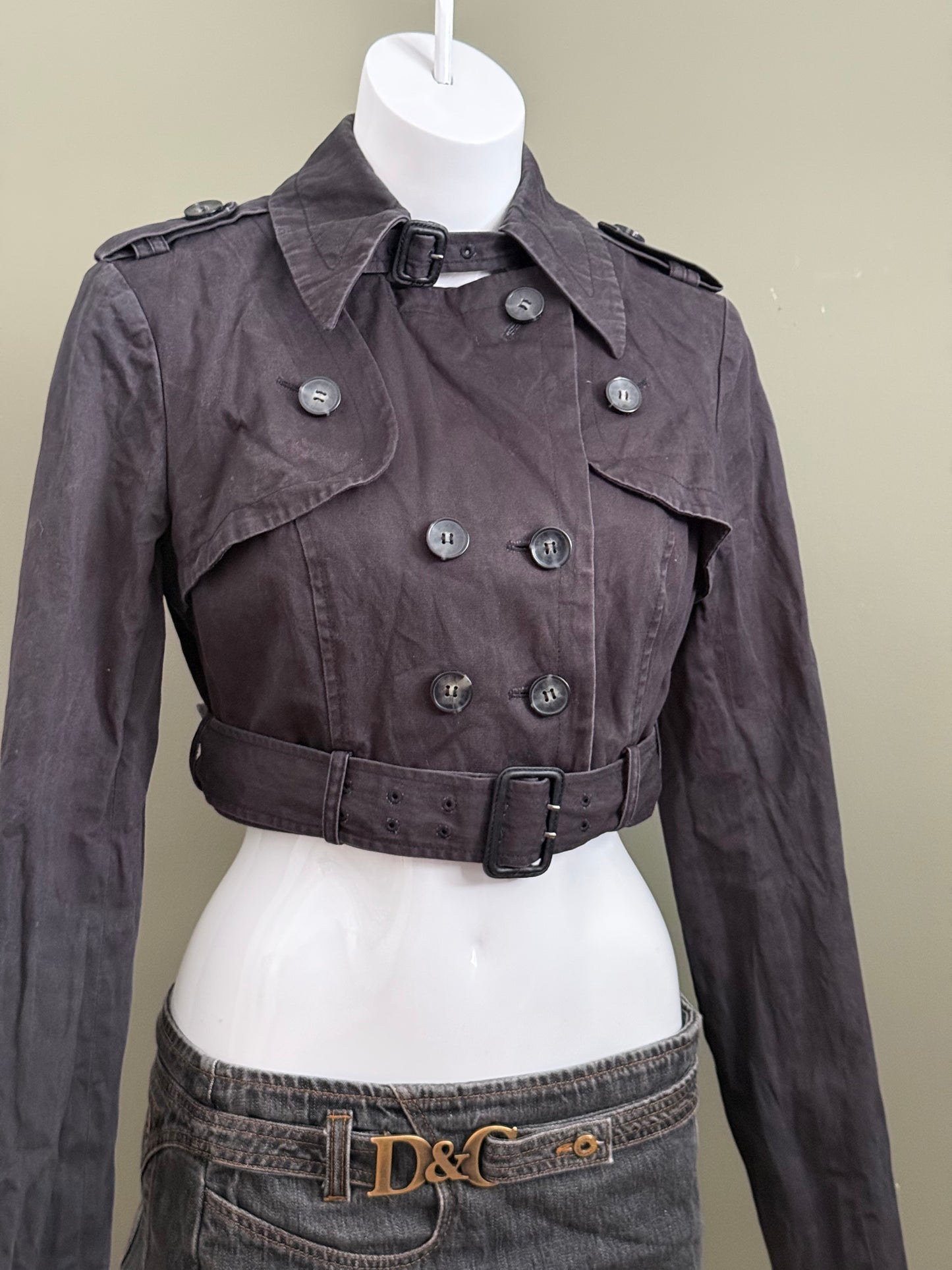Allsaints 2 in 1 Short Trench Coat (UK14)