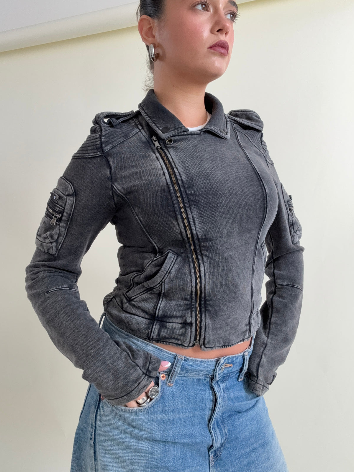 Diesel Cotton Biker Jacket (S)