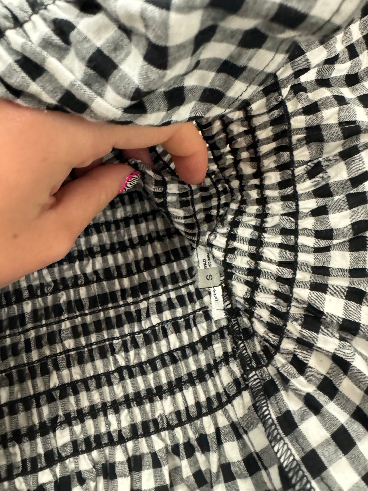 Guess Gingham Top