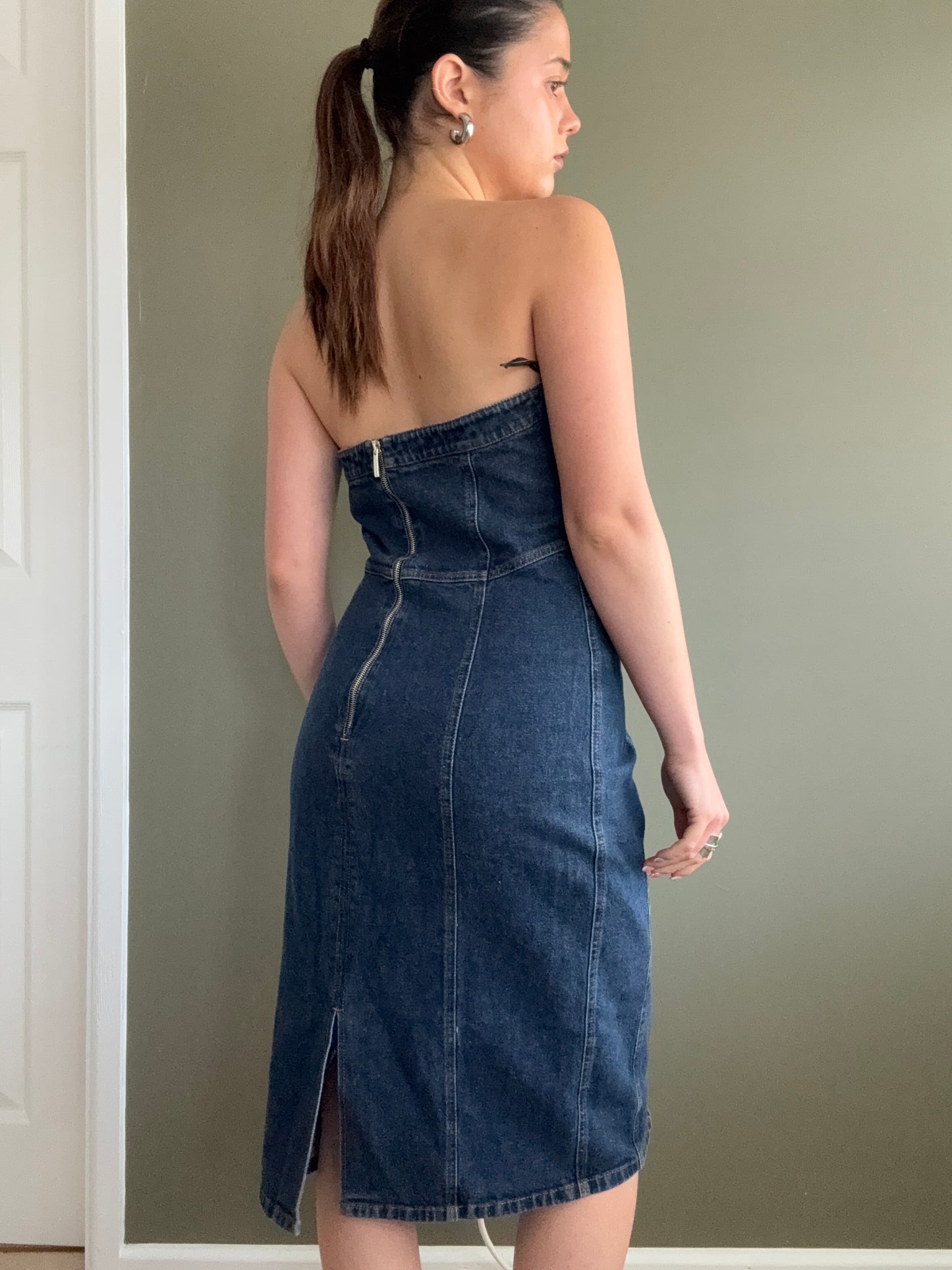 Karen Millen Denim Dress (UK14)