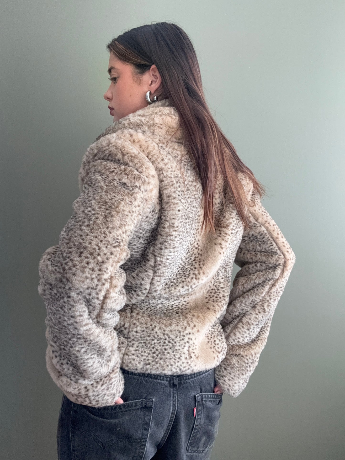 Faux Fur Jacket (S)