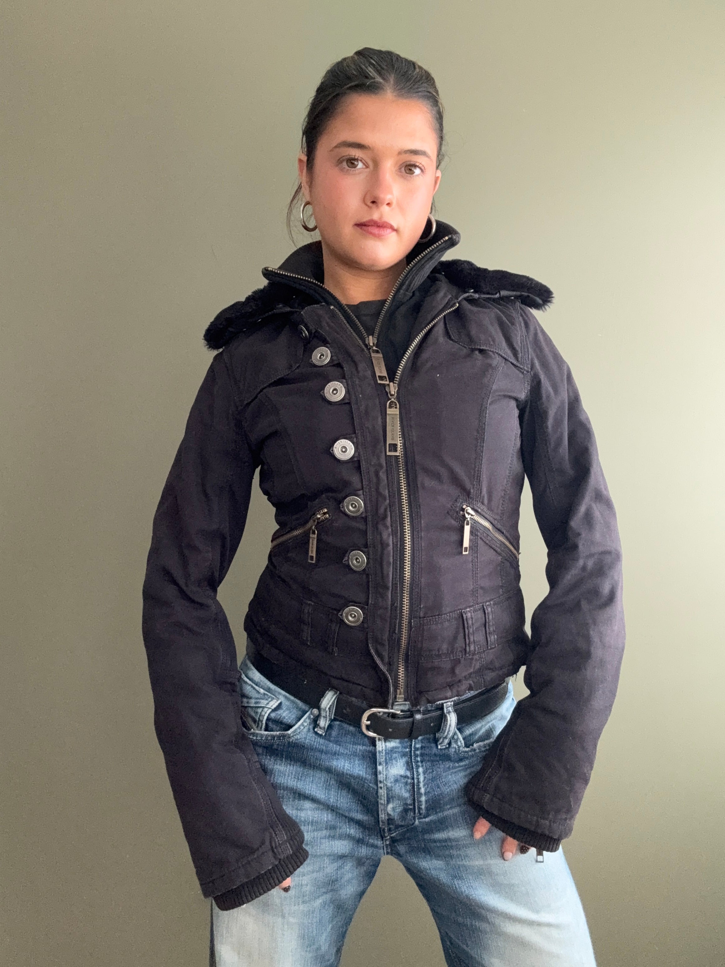 ジャケット・アウター 00s archive multiple buttons p coat y2k 00s archive multiple buttons p coat y2k