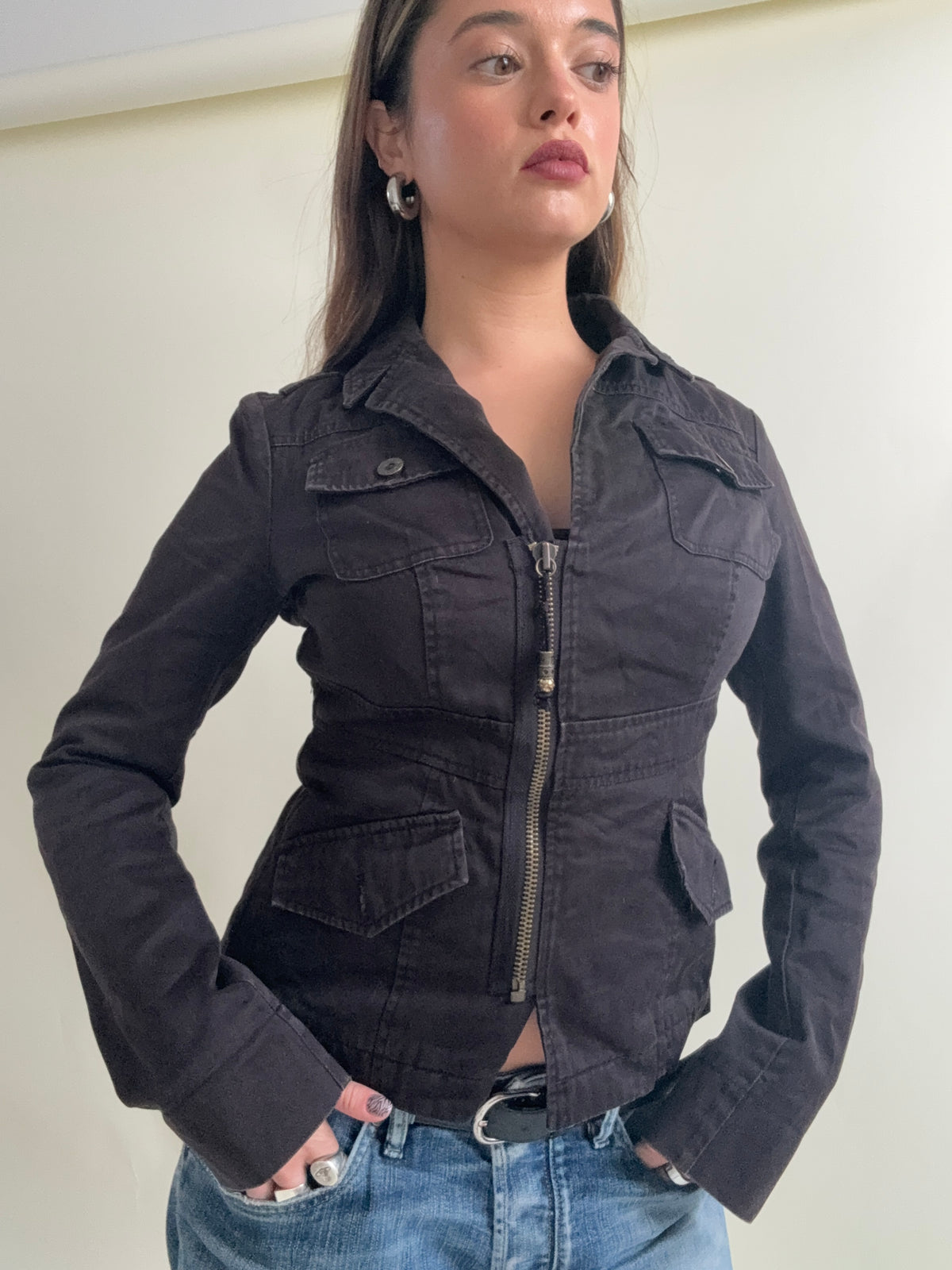 Diesel Asymmetric Utility Jacket (M)