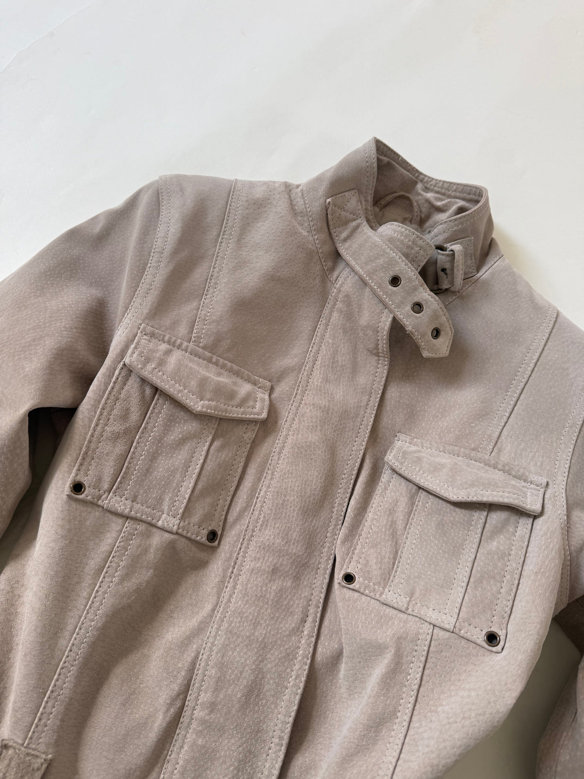 Suede Buckle Jacket (UK10)