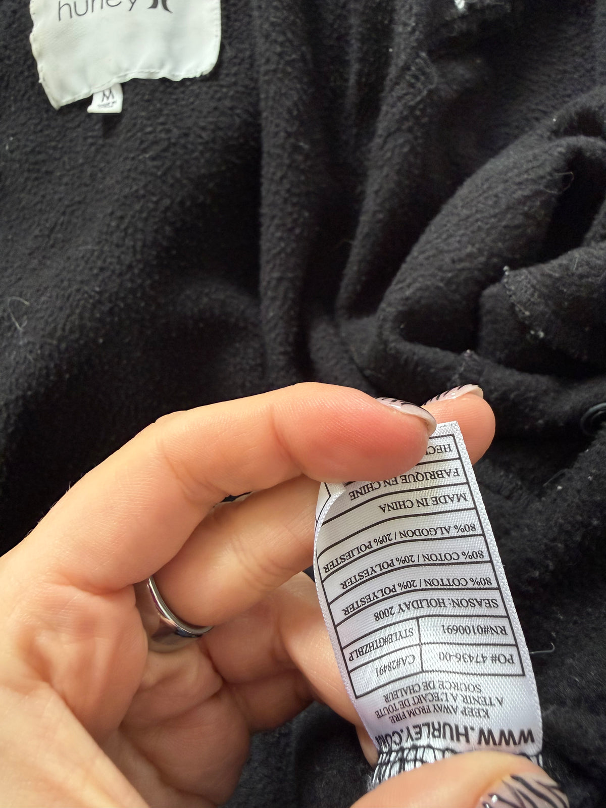 Hurley Cotton Jacket (M)