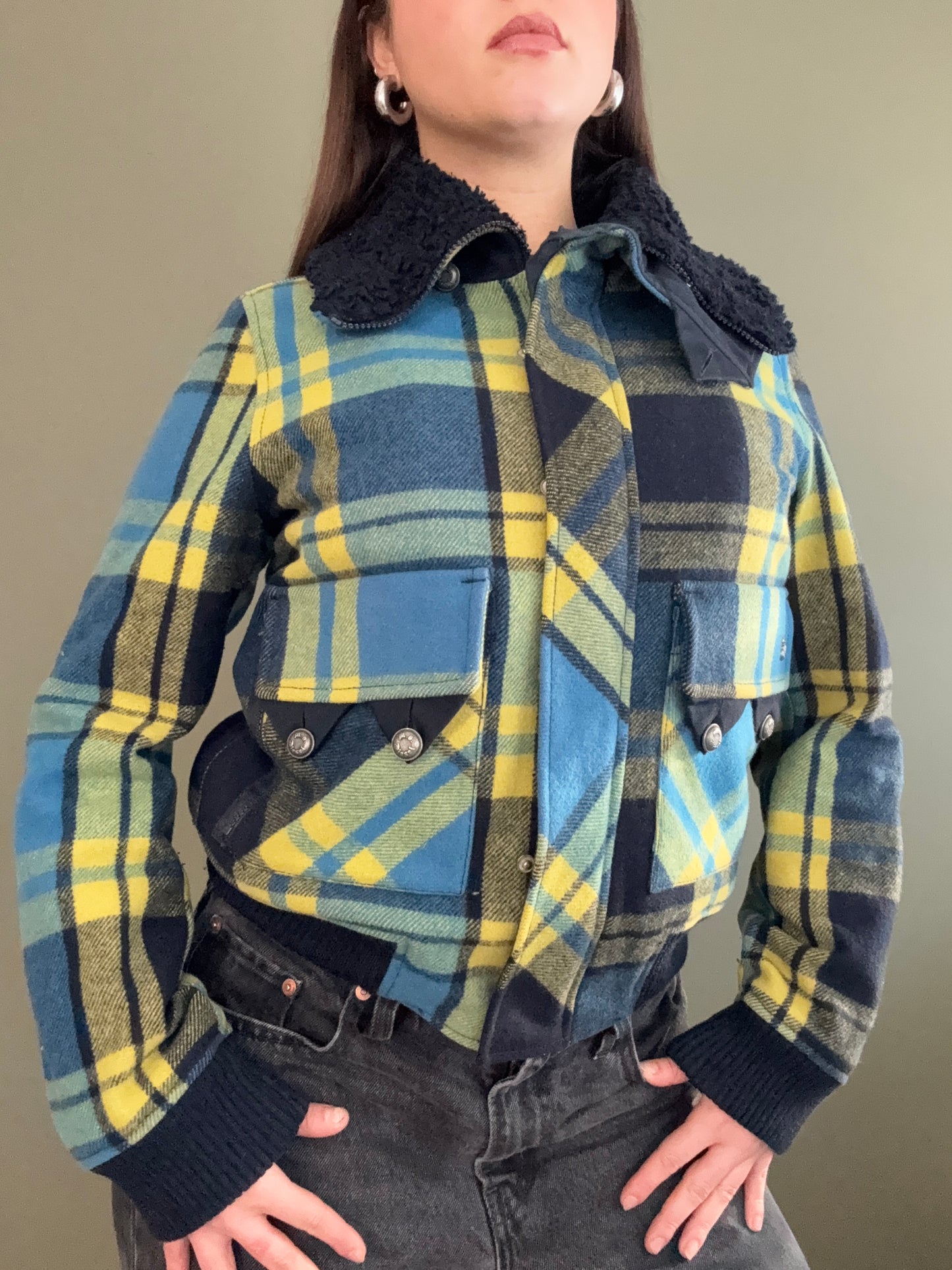 Diesel Wool Tartan Jacket (XS)