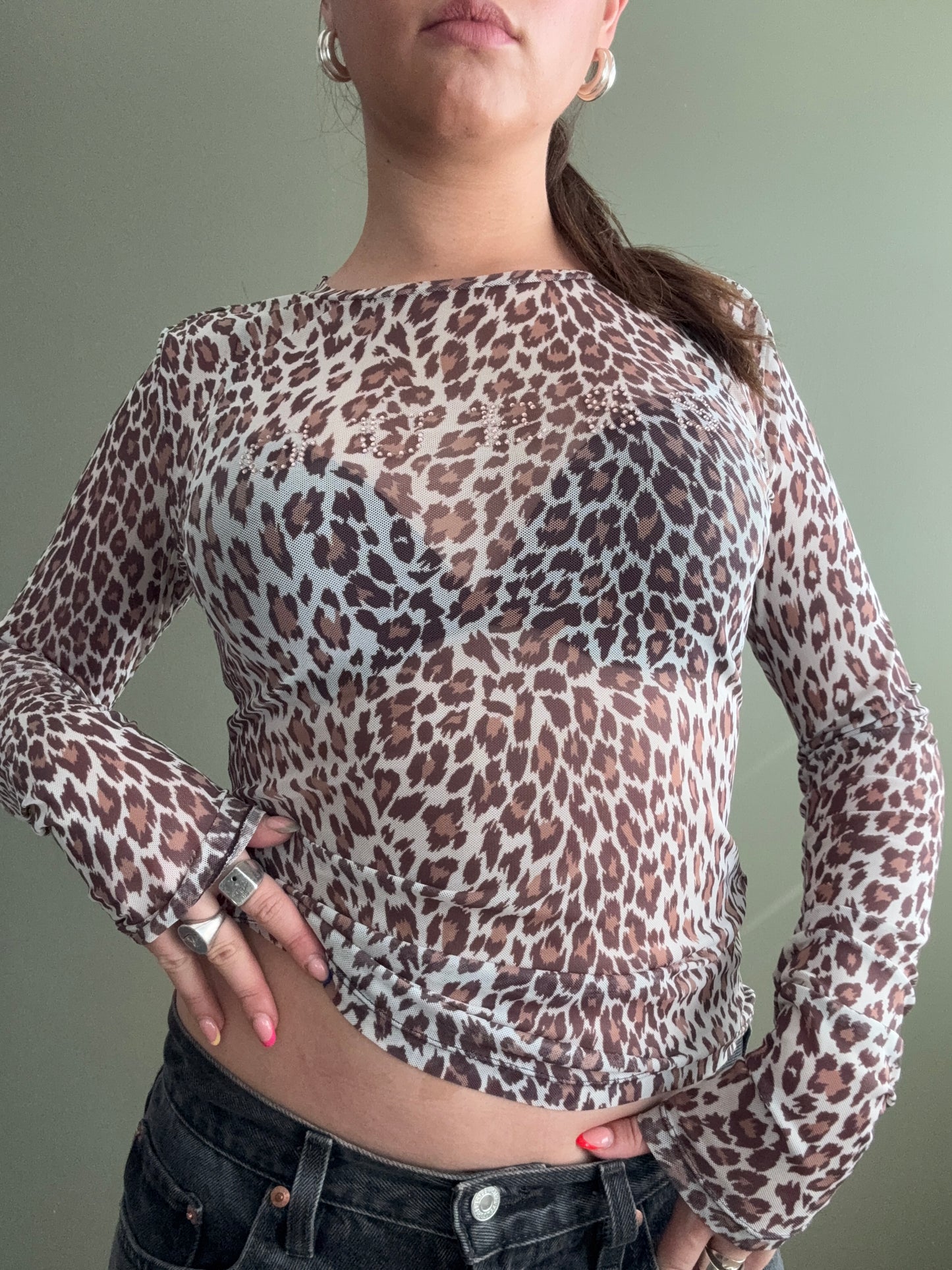Guess Mesh Top (S)