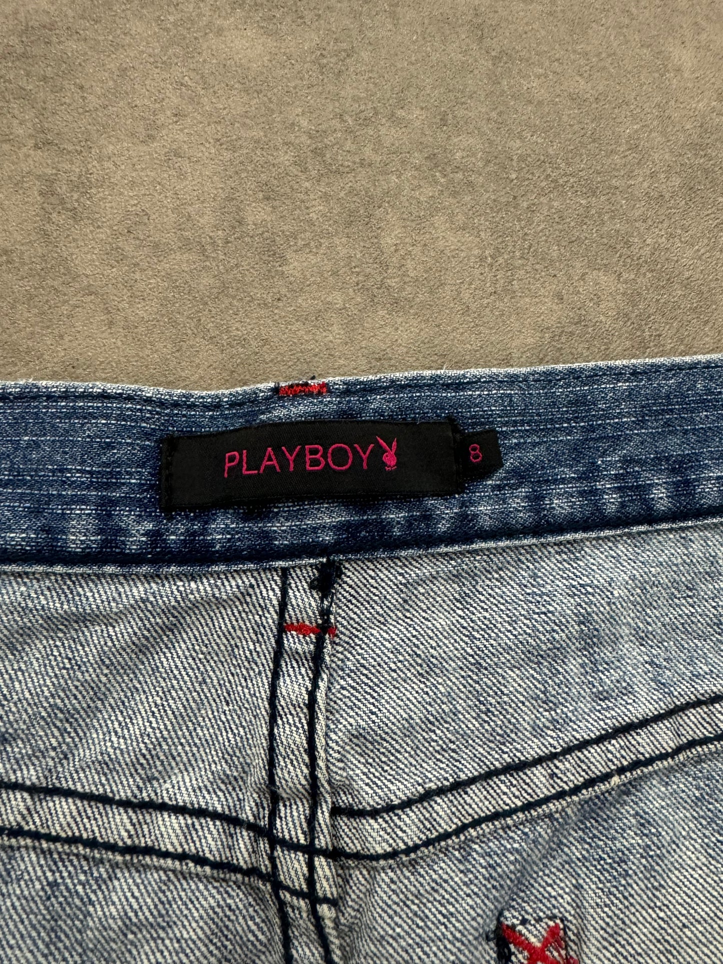 Y2K Playboy Wrap Skirt