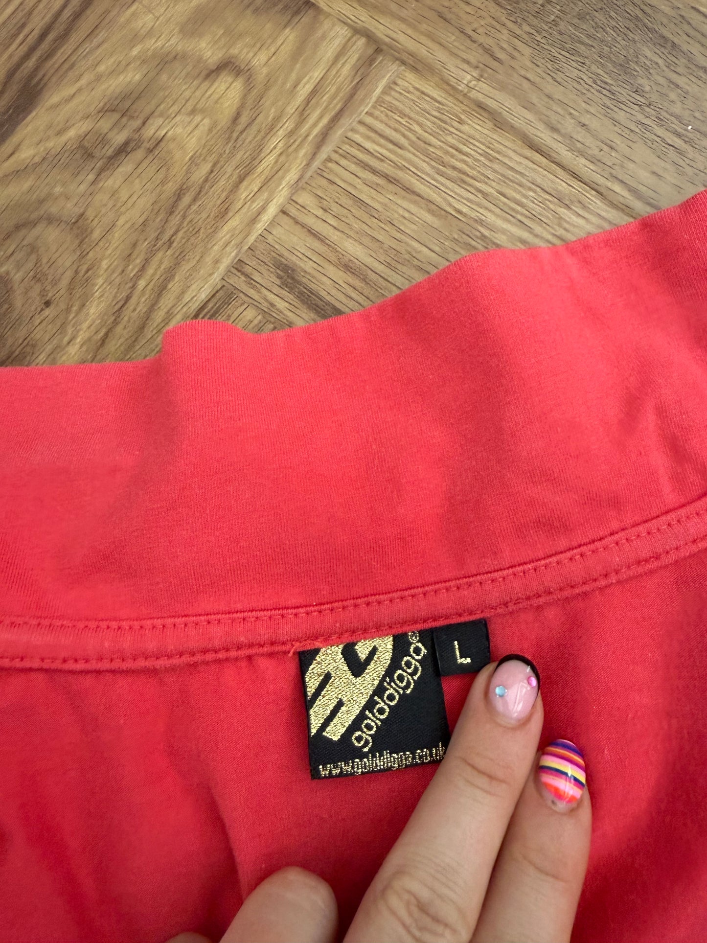 Golddigga Asymmetric Zip Jumper (L)
