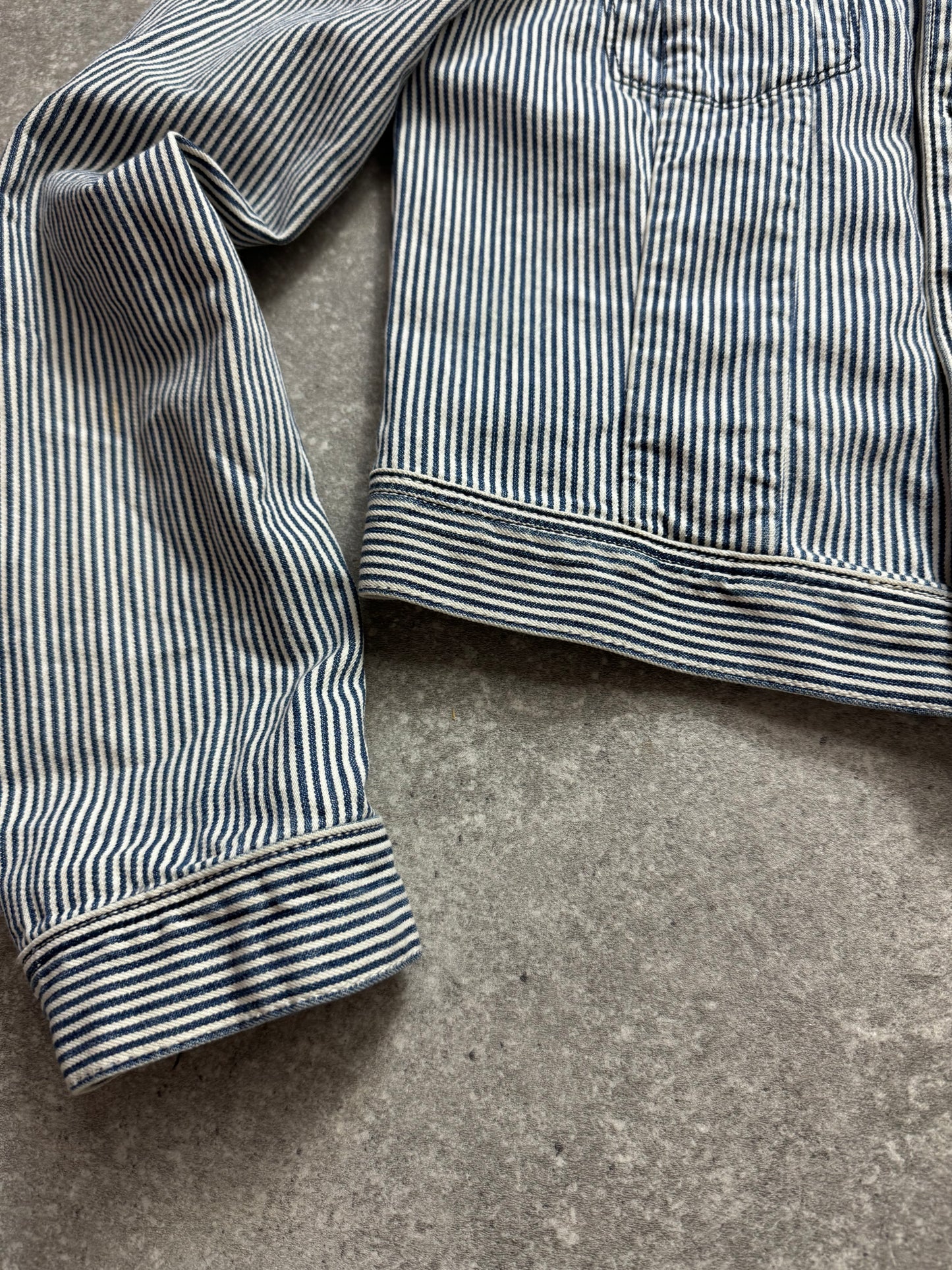 Diesel Pinstripe Denim Jacket (S)