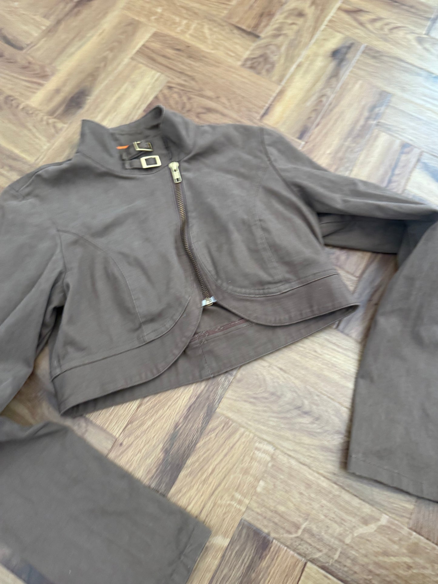 Super Crop Buckle Jacket (XS)