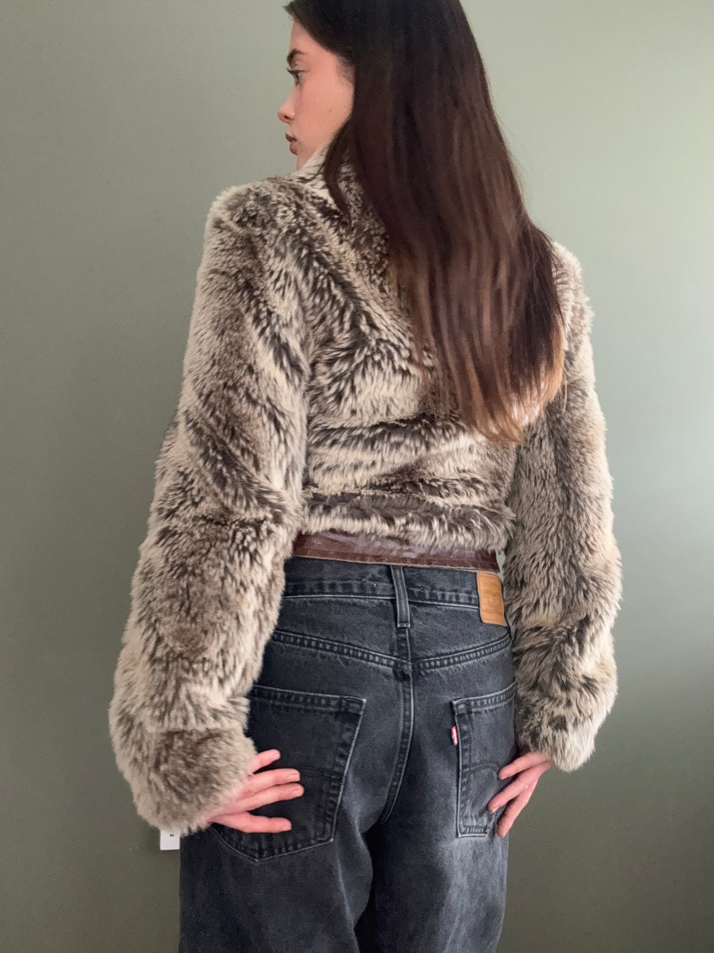 Faux Fur Jacket (UK10)