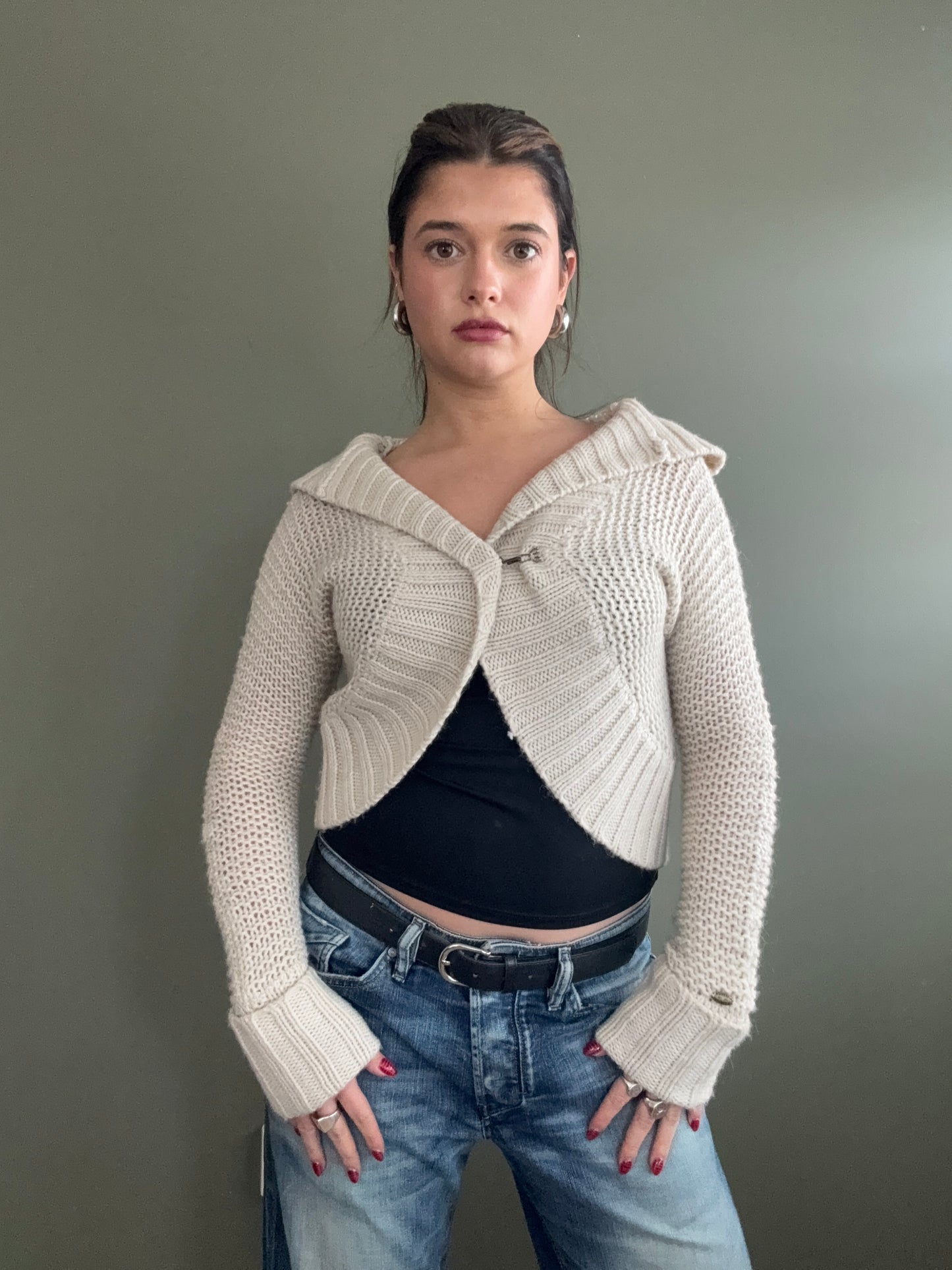 Guess Hooded Cardigan (XS)