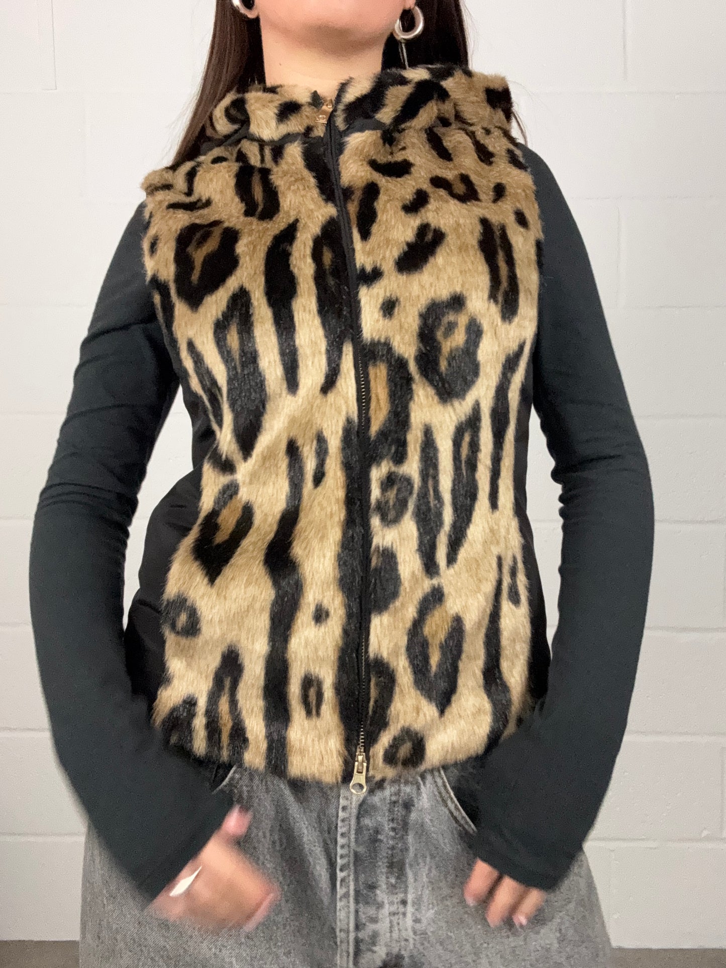 Armani Leopard Gilet (S)