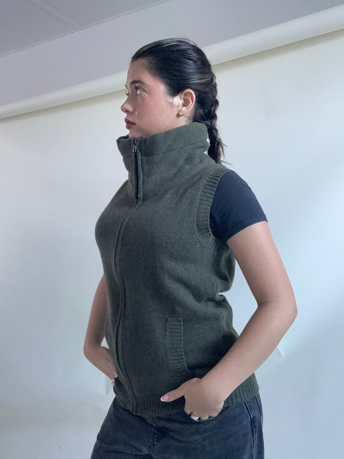 Diesel Wool Zip Gilet (M)