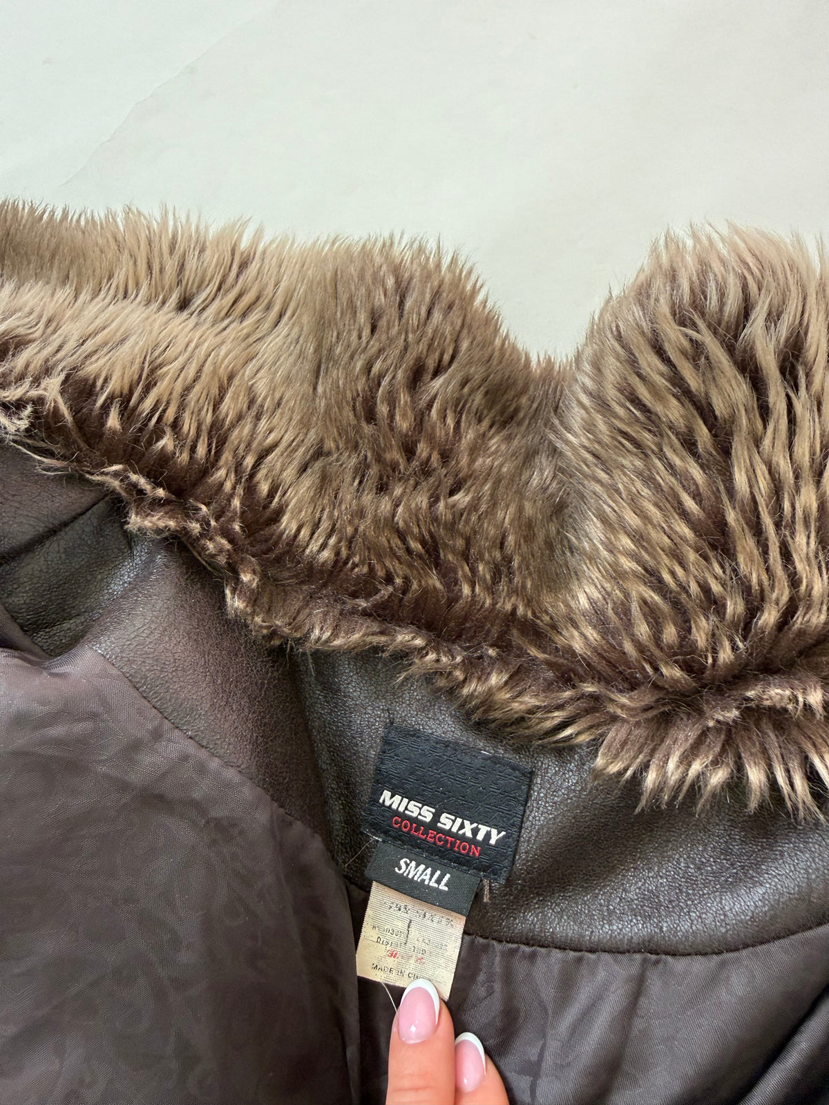 Miss Sixty Faux Fur Jacket (S)