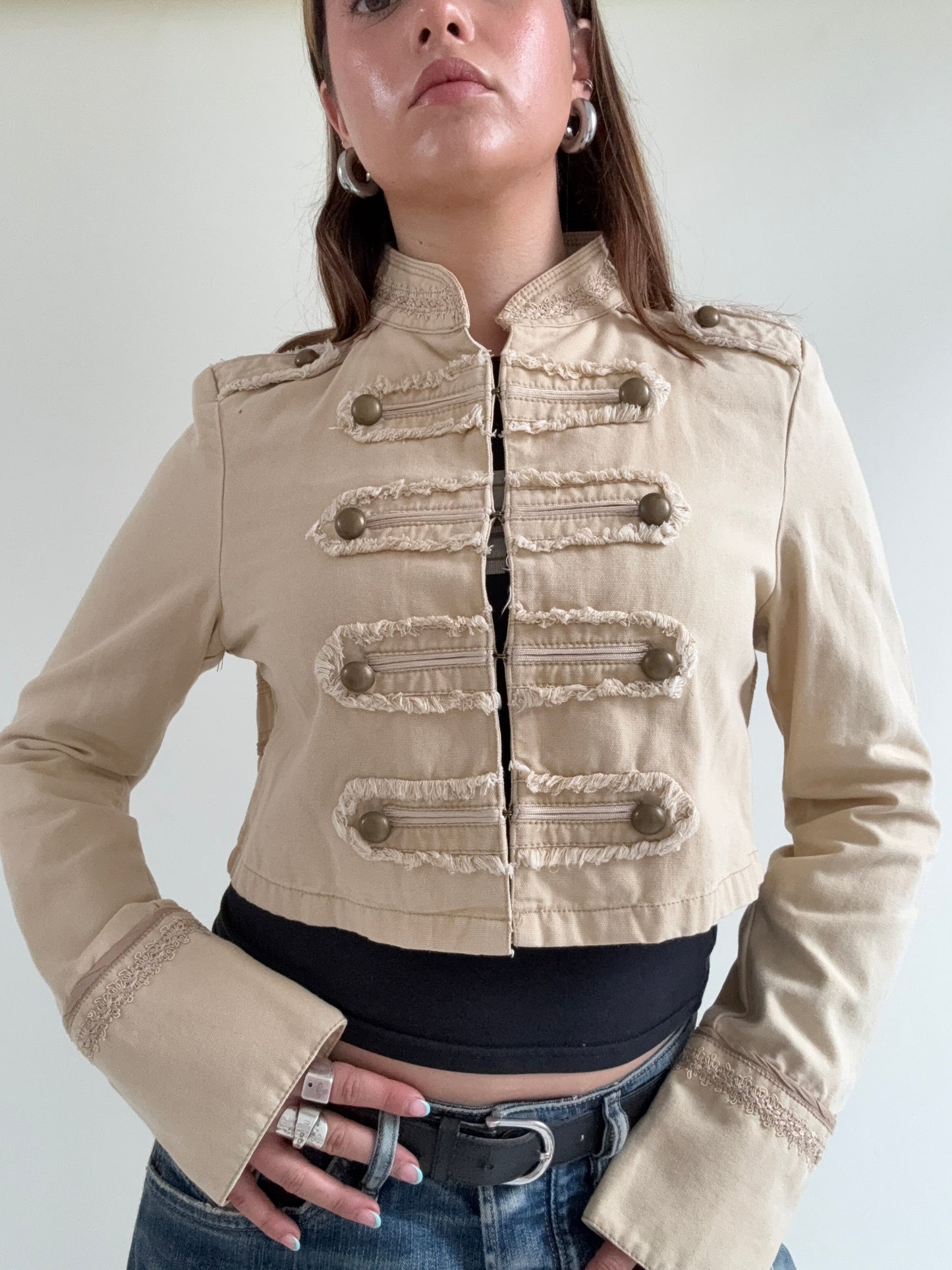 Cropped Military Jacket (UK12)