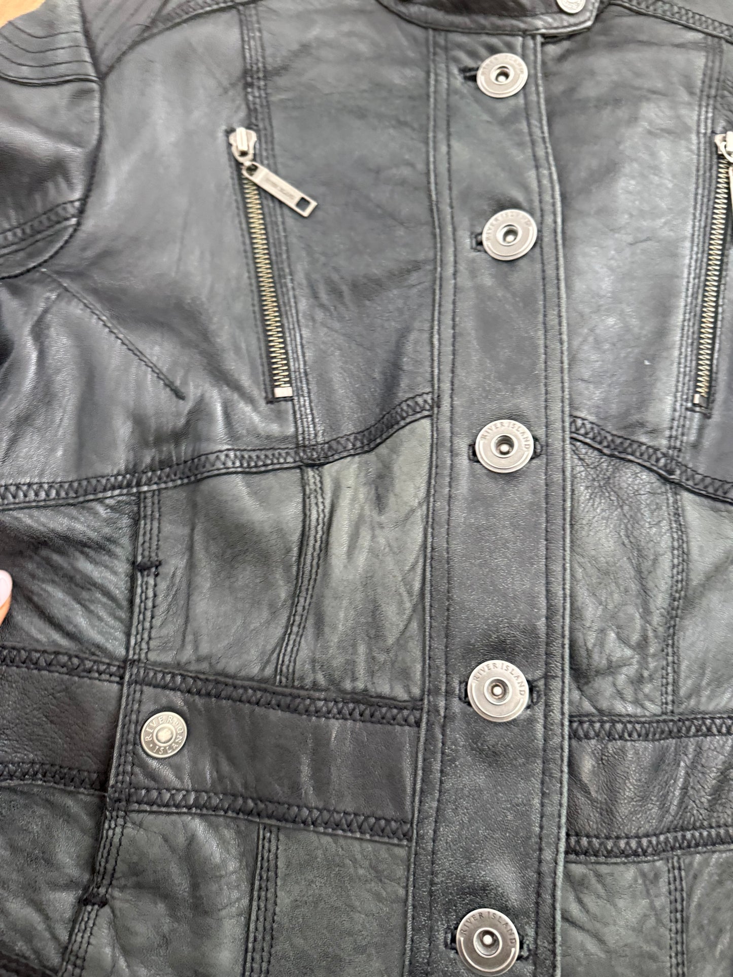 Leather Corset Jacket (UK12)